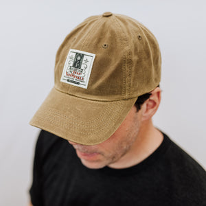 Waxed Cotton Old Rip Van Winkle Hat in Sandstone