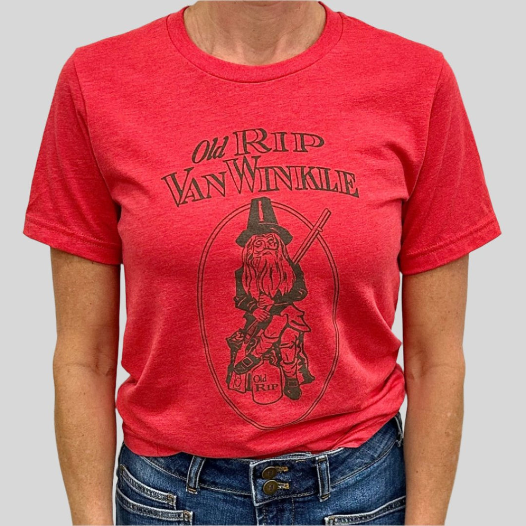 Unisex Old Rip Van Winkle T-shirt in Red Triblend (6 Pack)