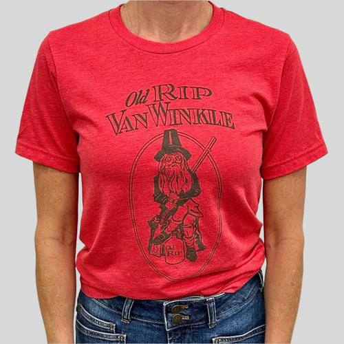 Unisex Old Rip Van Winkle T-shirt in Red Triblend