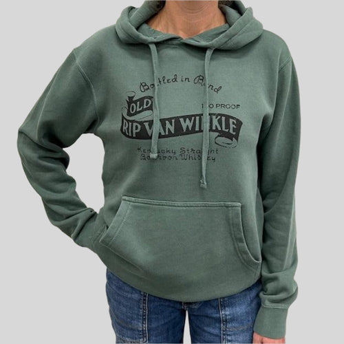 Vintage Label Hooded Sweatshirt in Alpine Green - Case of 6