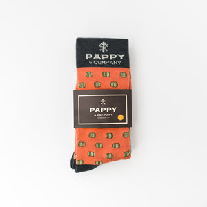 Pappy & Company Barrels & Bottles Sock Set